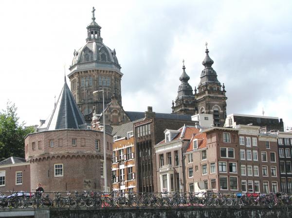 Amsterdam houses dating from 18-19 centu