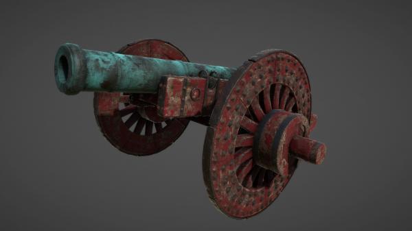 Ancient Bronze Cannon