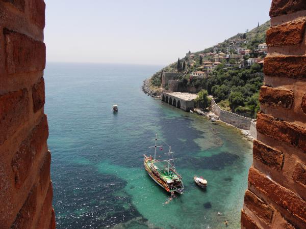 Ancient port of Alanya,Turkey