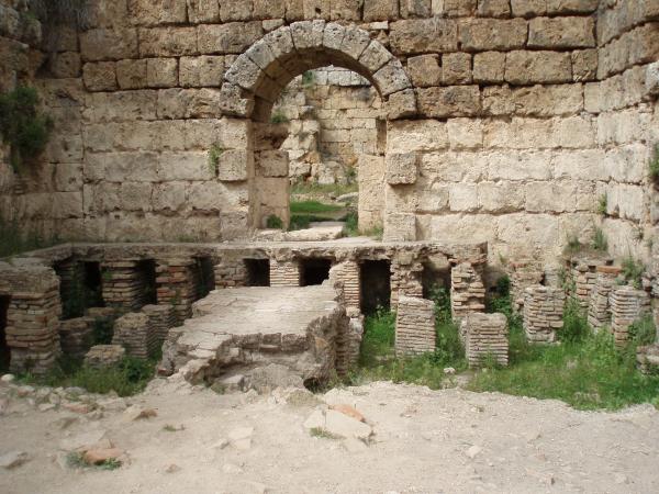 Ancient Roman bath in Perge