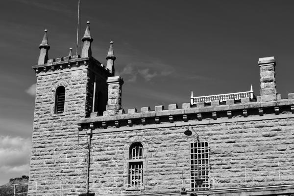 Ancient stone building with a tower