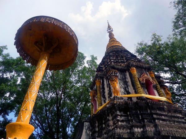 Ancient Thai Buddhist pagoda