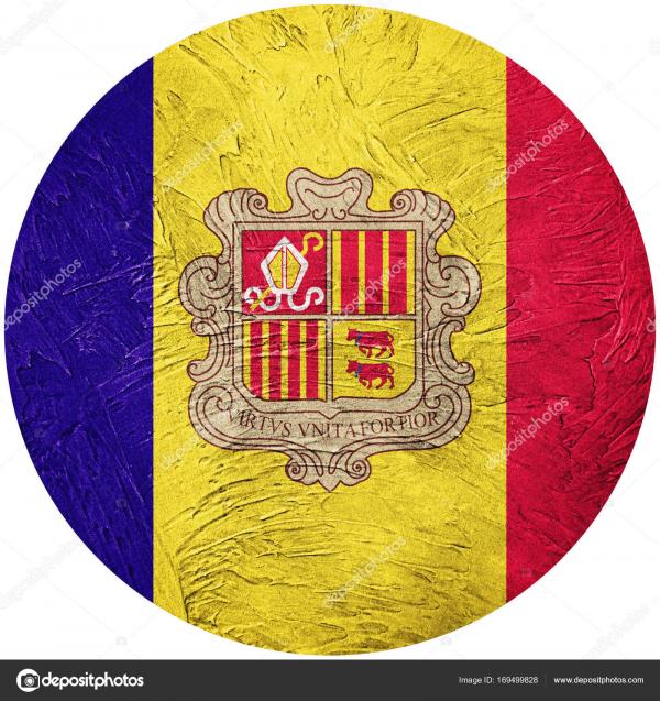 Andorra Grunge Flag