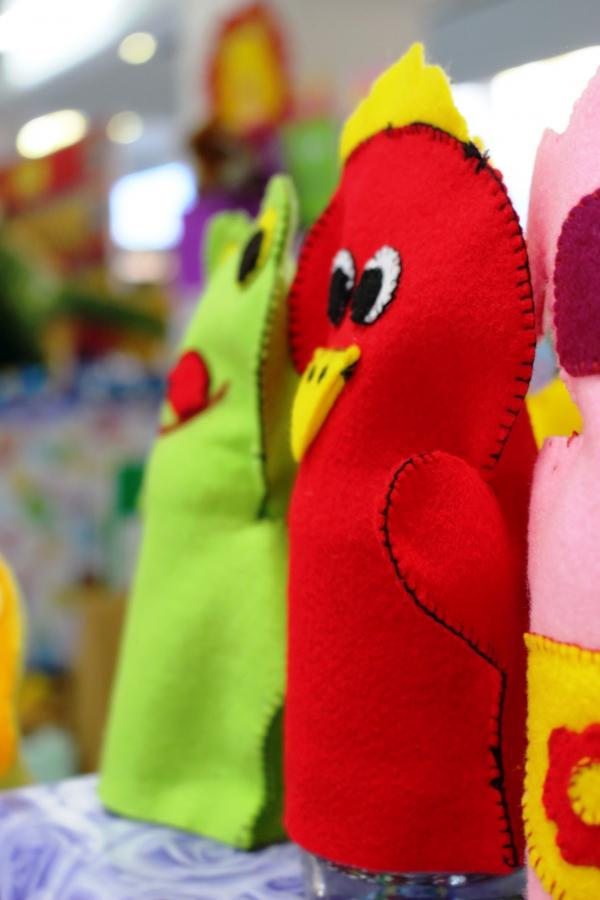 Angry Bird Felt Puppet