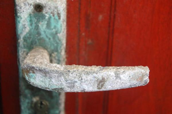 Antique door handle