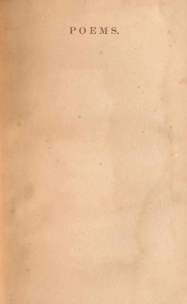 Antique Poems Paper Template