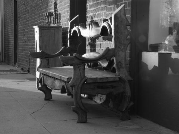 Antique Wooden Bench