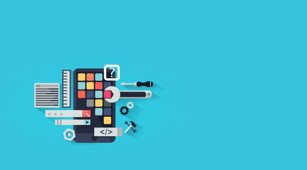 App Development - App Design - With Copyspace