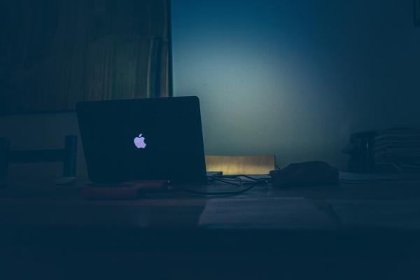 Apple Macbook on Desk