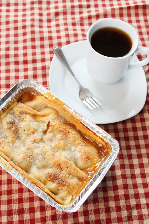 Apple pie and coffee