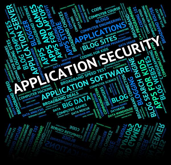 Application Security Indicates Encrypt Secured And Private
