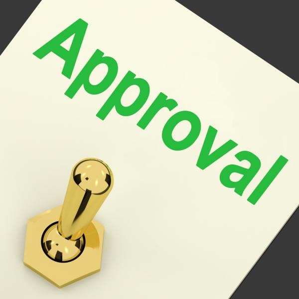 Approval Switch Shows Approved Passed or Verified