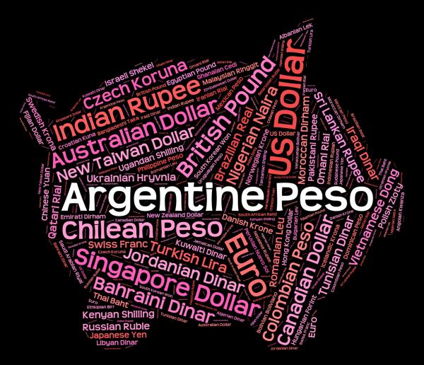 Argentine Peso Represents Foreign Exchange And Argentina