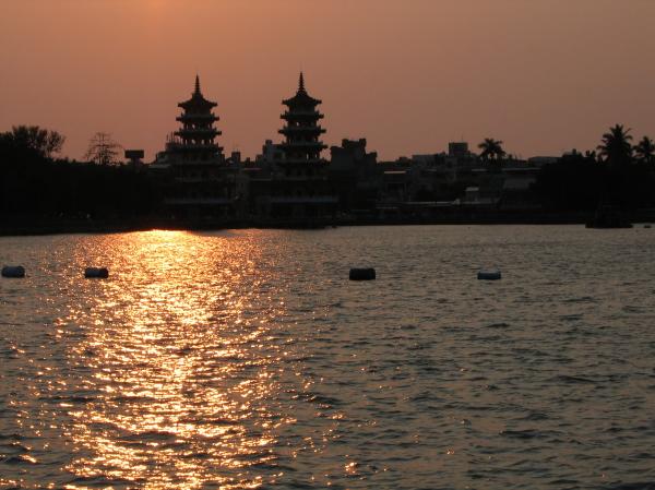 Asian City at Dusk