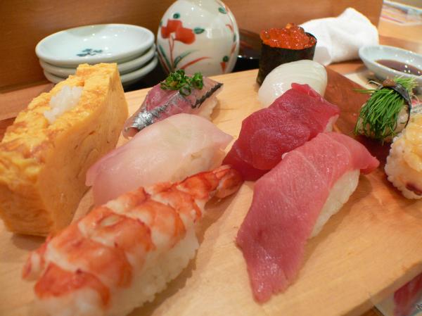 assorted sushi