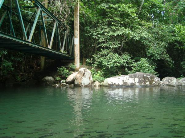 At Khao Chomao Water Fall