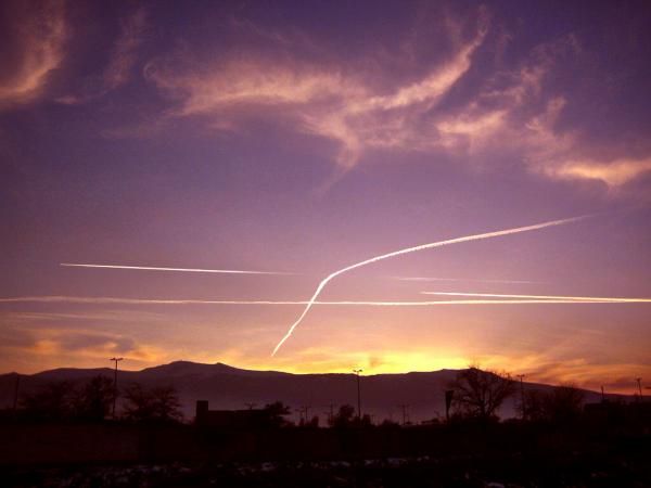 At sunset