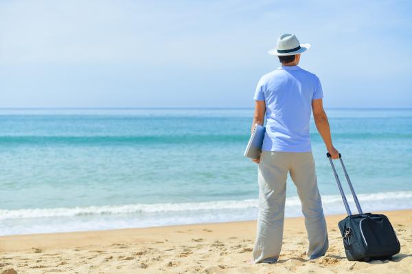 At the beach