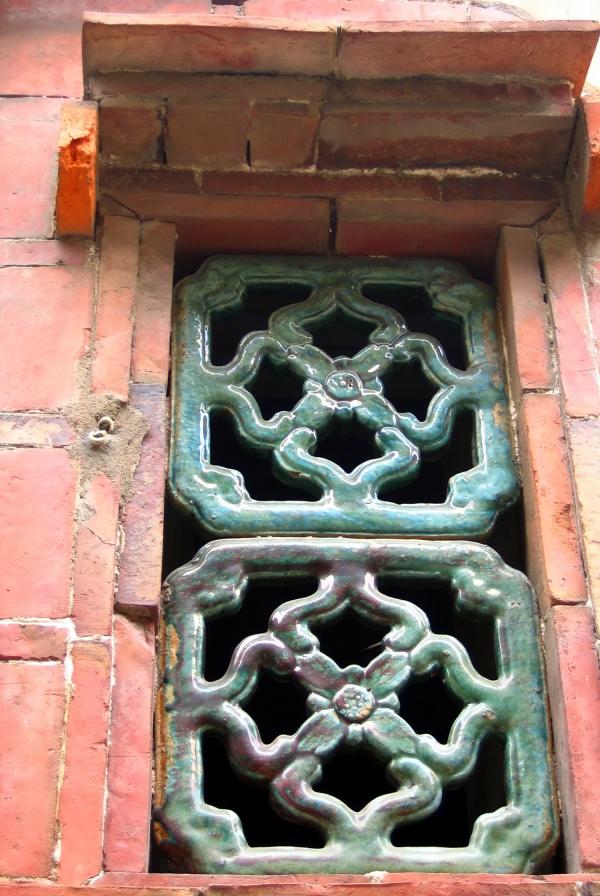 Attic Vent in a Traditional Chinese Farm