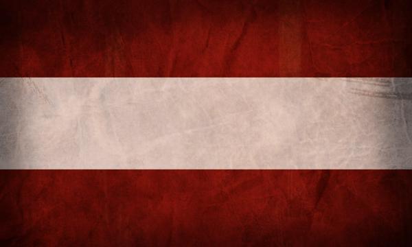 Austria Grunge Flag