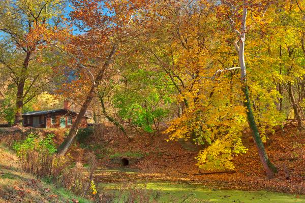 Autumn Harpers Ferry Canal - HDR