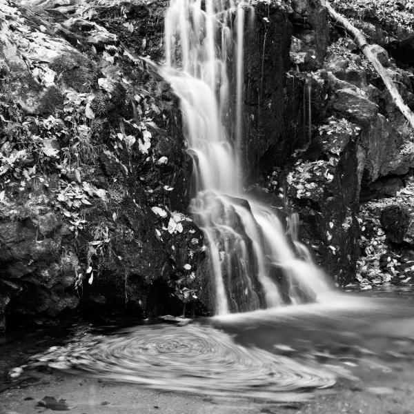 Avalon Falls - Black and White