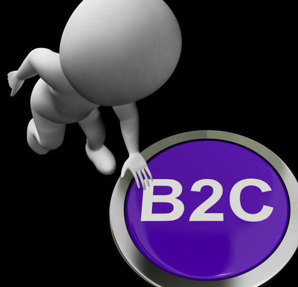 B2C Button Shows Company Customers And Trading