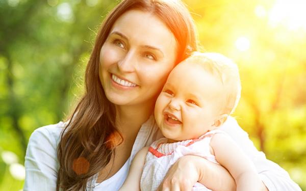 Baby with Mother