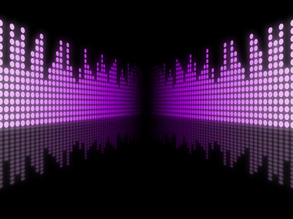Background Equaliser Represents Text Space And Abstract