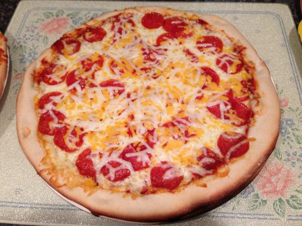 Baked Pepperoni Pizza