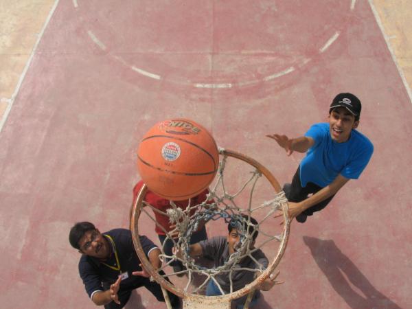 Ball in a basket