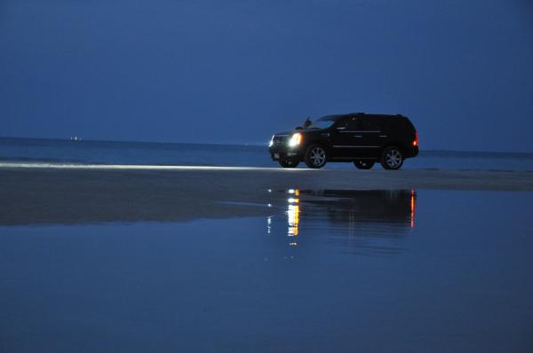 Beach at night - Jumeirah Beach (Dubai)