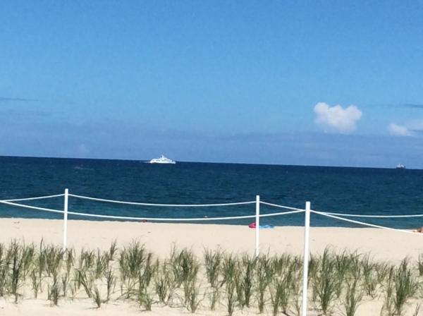 Beach Backround With Boat