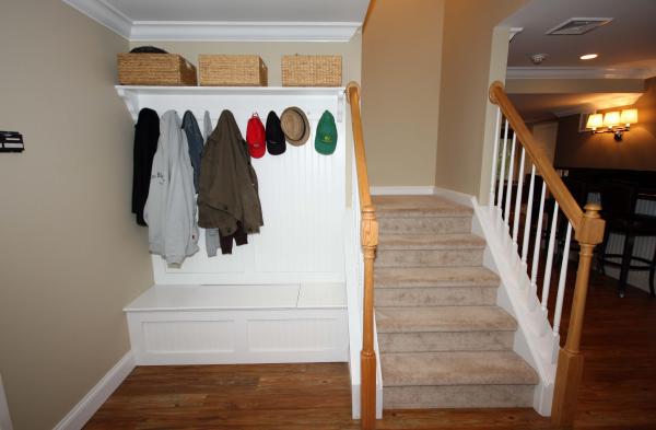 Benches Beside Stairs