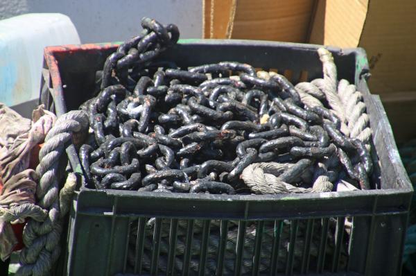 Big chain in the box