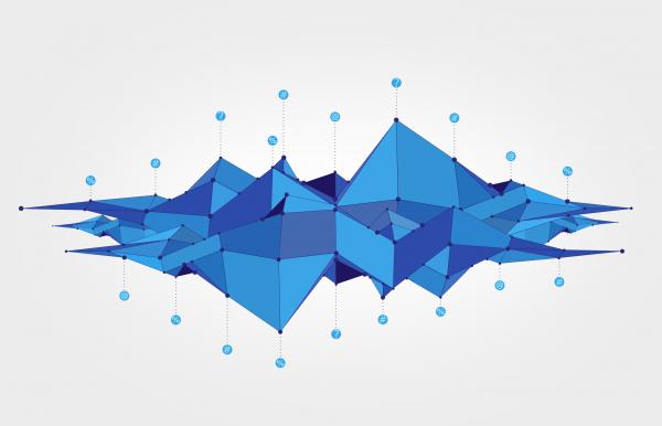 Big Data Analysis Abstract Concept - Light Version