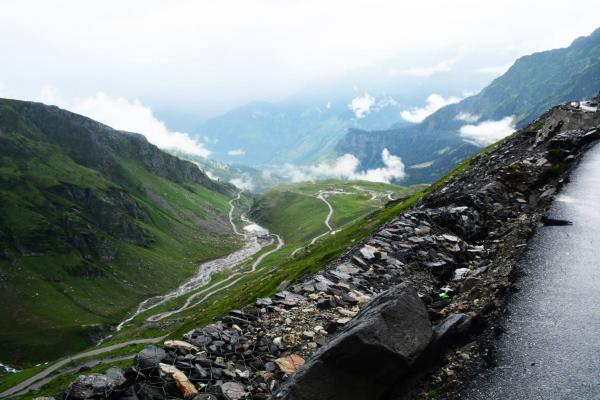 Bilaspur Mountains Fog
