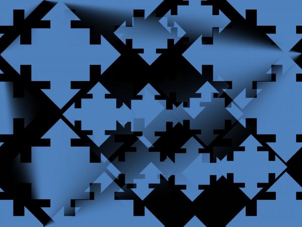 Black and Blue Pattern