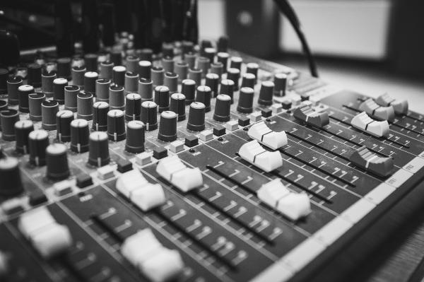 Black and White Audio Equalizer