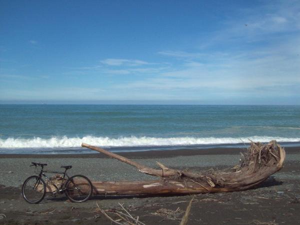 Black Bike in South Canterbury