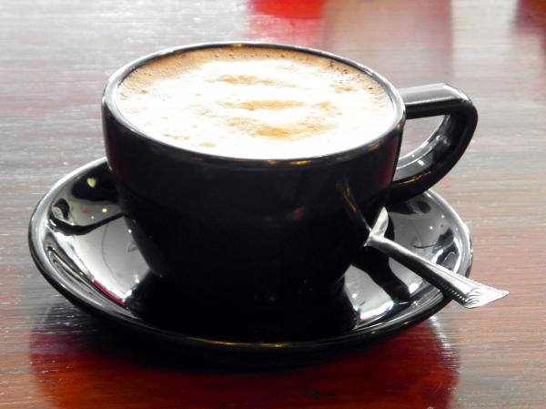 Black Coffee Cup