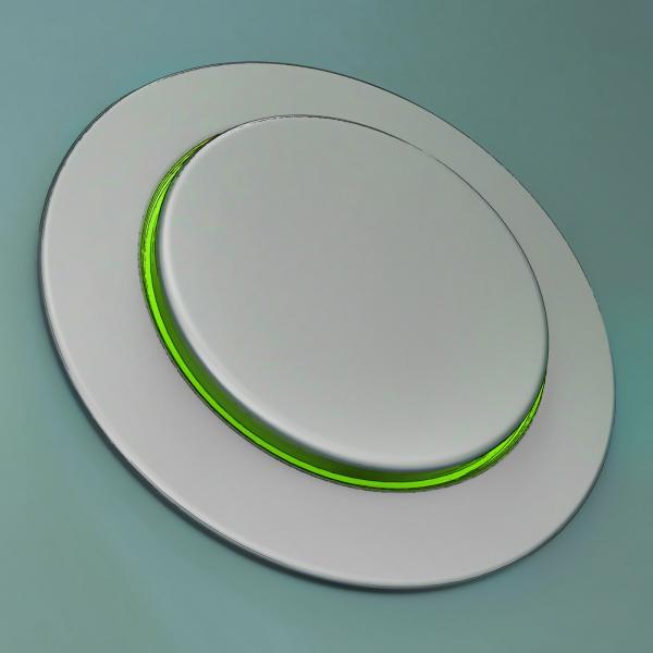 Blank Push Button Or Switch Shows Copy space