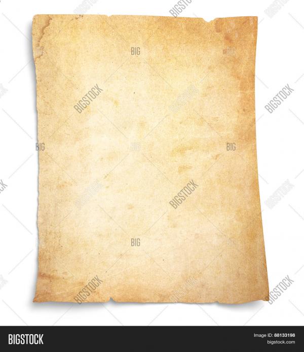 Blank Stained Paper