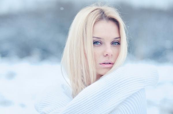 Blonde in Winter