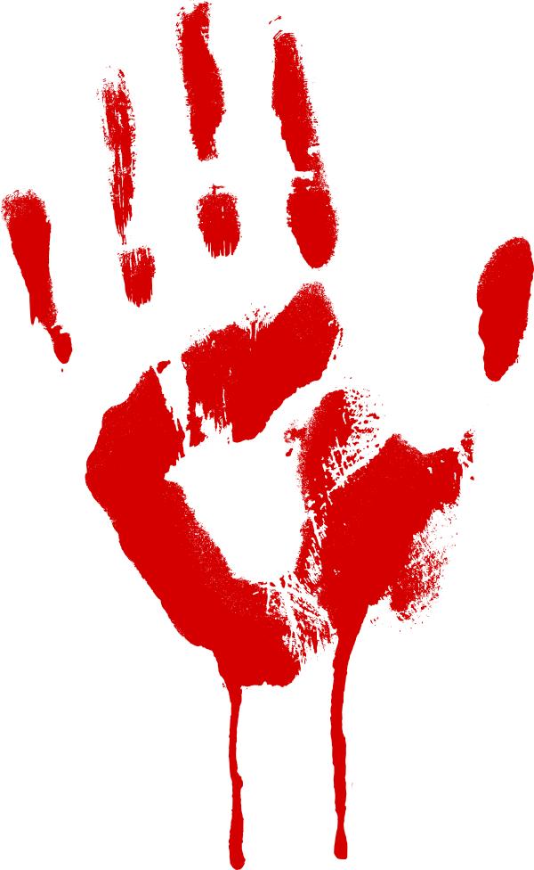 Red Hand Print