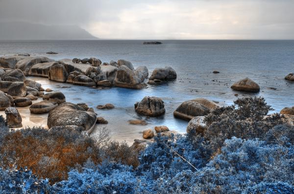 Blue Boulders Beach - HDR