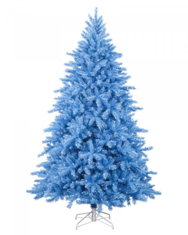 Blue christmas tree