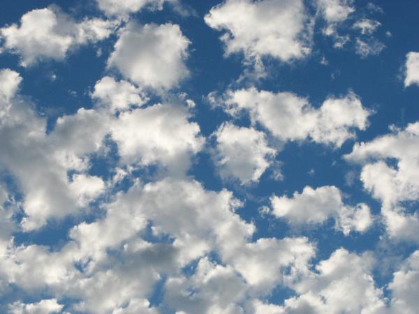 Blue cloudy sky