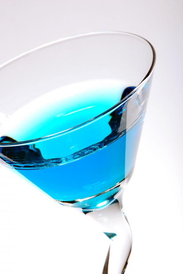 Blue cocktail
