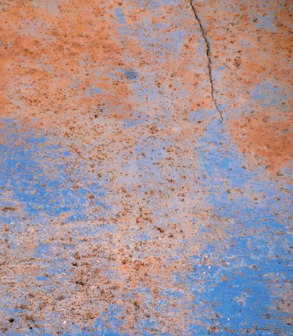 Blue Cracked Metal Texture